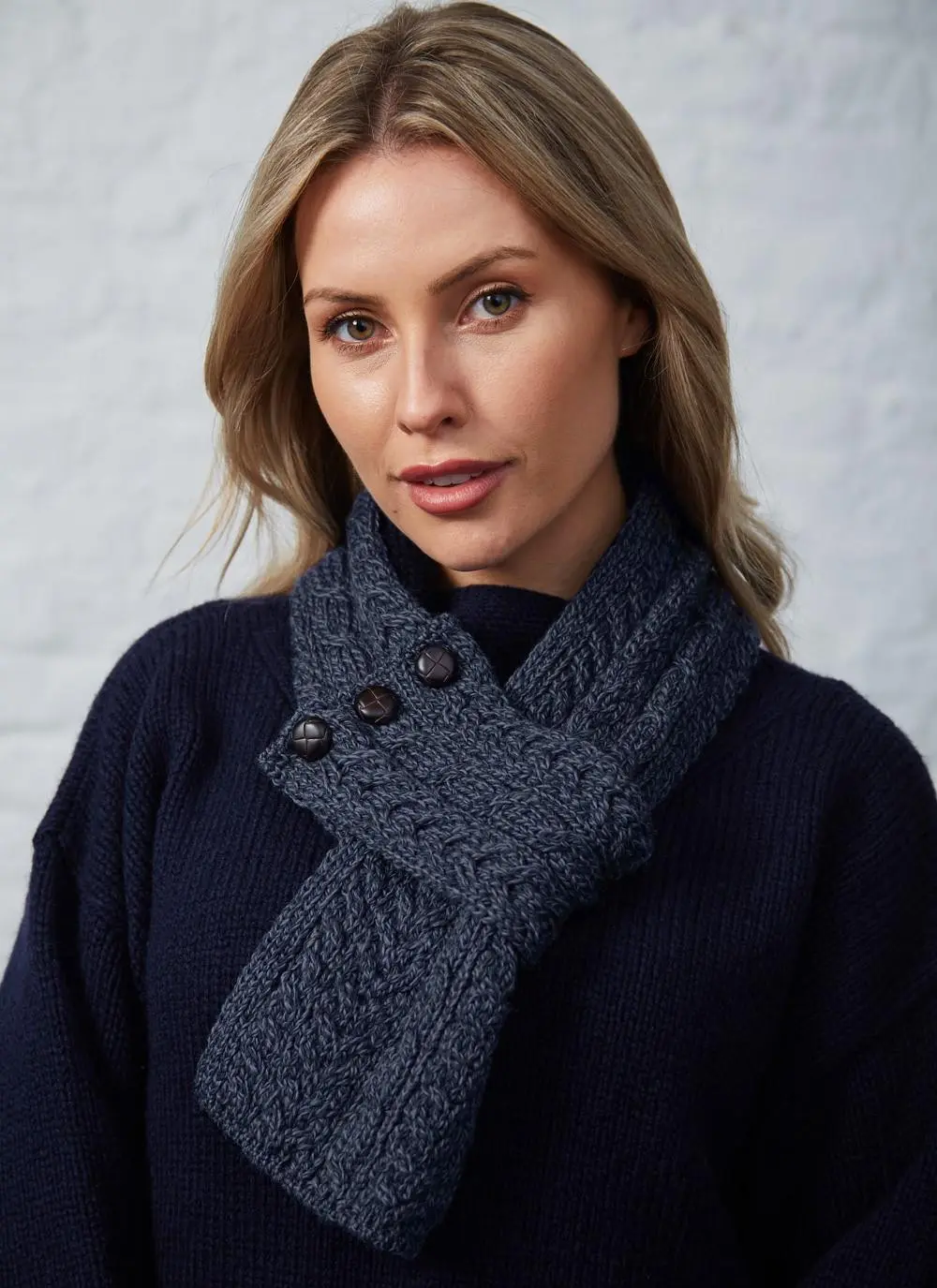 Merino Aran Loop Scarf